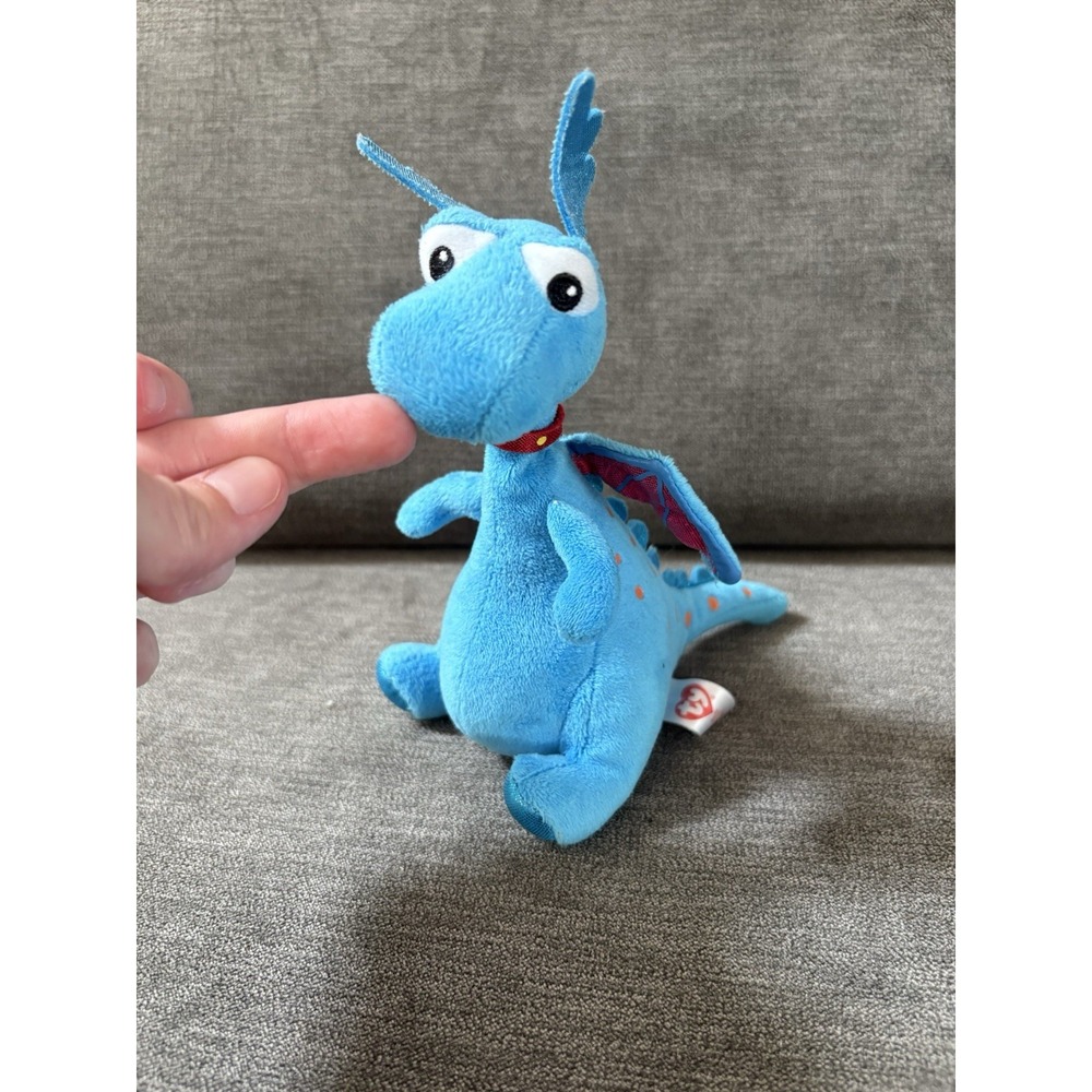Ty Disney Doc‎ McStuffins Stuffy Dragon Plush Bean Bag 6" 2014